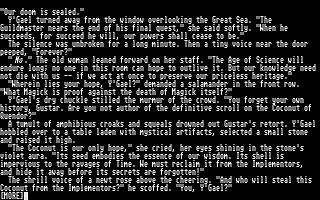 Beyond Zork - The Coconut of Quendor atari screenshot
